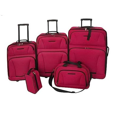 VidaXL Reisbagage set rood 5-delig