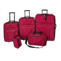 VidaXL Reisbagage set rood 5-delig - thumbnail