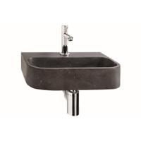 Fonteinset Differnz Ovale Small 38x24x7 cm Natuursteen Zwart - thumbnail