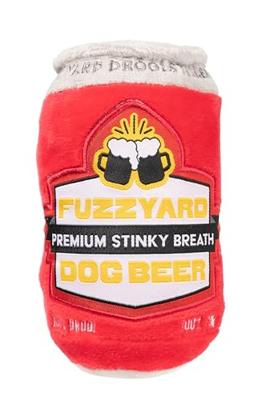 Fuzzyard dog beer pluche