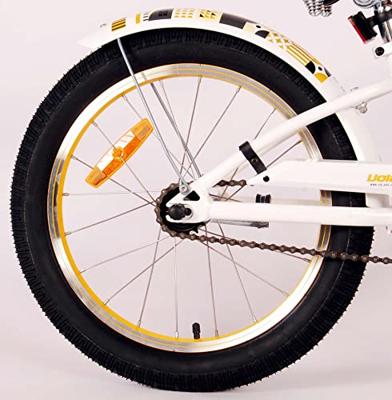 Volare miracle cruiser kinderfiets - meisjes - 18 inch - wit - prime collection Volare miracle cruiser kinderfiets - meisjes - 18 inch - wit - prime collection
