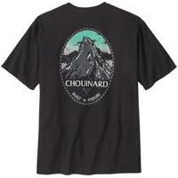 Patagonia Chouinard Crest Pocket Responsibili-Tee T-shirt Heren Ink Black L - thumbnail