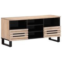 Tv-meubel 100x34x46 cm massief mangohout - thumbnail