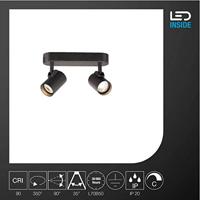 SLV 156510 LED-plafondlamp 18 W Zwart - thumbnail