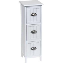 Gebor - Zeer Mooie Ladekast Met 3 Laden 77x25x25cm - Ladekast – Mdf Hout – Wit – Opbergen – Meubel – Interieur – Gebor - Zeer Mooie Ladekast Met 3 Laden 77x25x25cm - Ladekast – Mdf Hout – Wit – Opbergen – Meubel – Interieur –