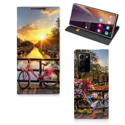 Samsung Galaxy Note 20 Ultra | Book Cover | Amsterdamse Grachten Samsung Galaxy Note 20 Ultra | Book Cover | Amsterdamse Grachten