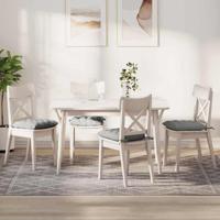 VidaXL Zitkussens 4 pcs lichtgrijs 40 x 40 x 6 cm microfibre - thumbnail