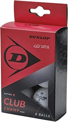Dunlop TT BL 40+ Club Champ Tafeltennisbal (6-pack) Dunlop TT BL 40+ Club Champ Tafeltennisbal (6-pack)