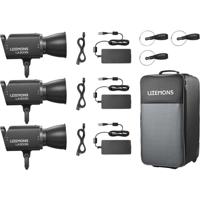 Godox Litemons LA300Bi Bi-color LED Video Light 3 Light Kit (zwart) - thumbnail