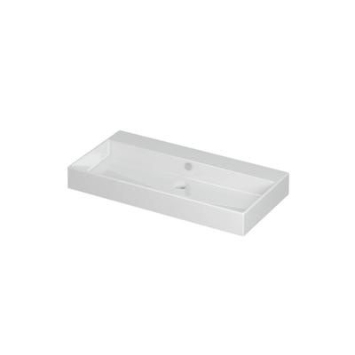 INK Unlimited Wastafel Porselein Zonder Kraangat - 900x450x110 mm - Glans Wit
