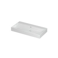 INK Unlimited Wastafel Porselein Zonder Kraangat - 900x450x110 mm - Glans Wit - thumbnail