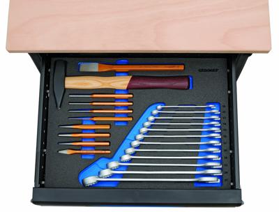 Gedore WorkMo gereedschapswagen 24 B2 | Inclusief gereedschapset 72-delig - 3005186
