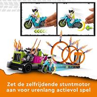 Lego City Stuntz 60357 Stunttruck en Ring of Fire Uitdaging - thumbnail