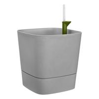 ELHO - Vaso da fiori - Greensense Aqua Care Square 38 - Cemento chiaro - Interno/esterno - Ø 38 x H 38,9 cm - thumbnail