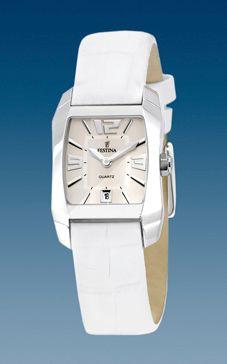 Horlogeband Festina F16137-5 Leder Wit 16mm Horlogeband Festina F16137-5 Leder Wit 16mm