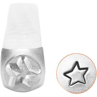 ImpressArt Embossing stempel, ster, l: 65 mm, afm 3 mm, 1 stuk
