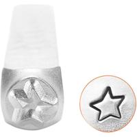 ImpressArt Embossing stempel, ster, l: 65 mm, afm 3 mm, 1 stuk - thumbnail