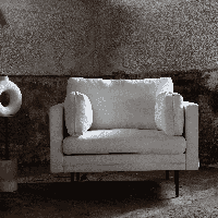 Nohr Fauteuil 'Tylan' kleur Wit - thumbnail