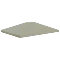 VidaXL Prieeldak 310 g/m² 4x3 m beige - thumbnail