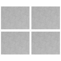 VidaXL Trap tread rechthoekig 4 pcs zilver 50 x 40 cm aluminium - thumbnail