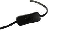 Bureaulamp Home ESPRIT Wit Rood Linnen Metaal 20 x 14 x 27 cm - thumbnail