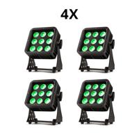 BeamZ 4x StarColor75 LED floodlight voor buiten 9x 8W RGBA IP65 - thumbnail