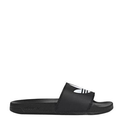 adidas Originals Adilette Lite badslippers zwart/wit adidas Originals Adilette Lite badslippers zwart/wit