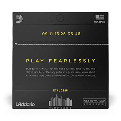 D'Addario NYXL0946 Nickel Wound Regular Light 09-46