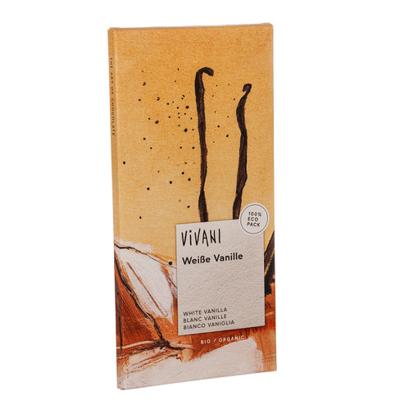 Vivani Chocoladereep Wit met Vanille