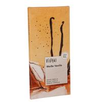 Vivani Chocoladereep Wit met Vanille - thumbnail