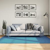 Vloerkleed OVIEDO laagpolig 140x200 cm turquoise - thumbnail