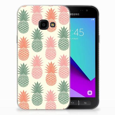 Samsung Galaxy Xcover 4 | Xcover 4s | Siliconen Case | Ananas Samsung Galaxy Xcover 4 | Xcover 4s | Siliconen Case | Ananas