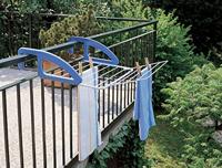 Metaltex Bries Droogrek 6 m Drooglijn Wit/Blauw - thumbnail