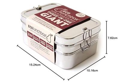 Ecolunchbox Three-In One Lunchbox