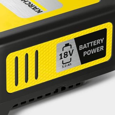 KARCHER Power 18V / 5 Ah batterij - LCD-scherm - antisliphandgrepen