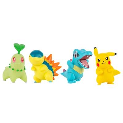 Pokemon Battle Figure Pack - Pikachu, Chikorita, Totodile & Cyndaquil
