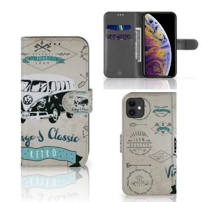 Apple iPhone 11 Telefoonhoesje met foto Retro VW Bus Apple iPhone 11 Telefoonhoesje met foto Retro VW Bus