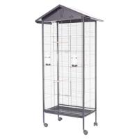 Zolux voliere chic solo zwart 78x48x156 cm - thumbnail