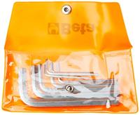 Beta 8-delige set haakse inbussleutels, verchroomd (art. 96) in etui 96/B8 - 000960386 - thumbnail