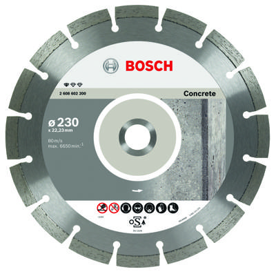 Bosch Accessoires Diamantdoorslijpschijf Standard for Concrete 180 x 22,23 x 2 x 10 mm 10st - 2608603242 Bosch Accessoires Diamantdoorslijpschijf Standard for Concrete 180 x 22,23 x 2 x 10 mm 10st - 2608603242