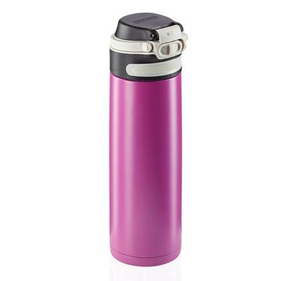 Leifheit thermosfles flip 600 ml paars