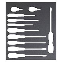 Bahco Foaminlay Fit&Go 2/3 met schroevendraaiers | ERGO | gleuf en Phillips - 11-delig - FF1F1002 - thumbnail