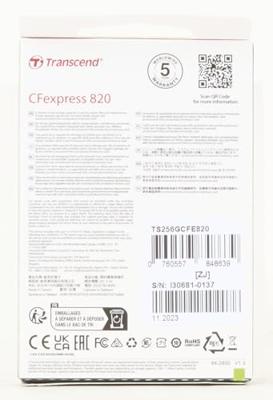 Transcend 256GB CFexpress Type-B 1700mb/s - thumbnail