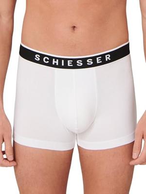 Schiesser Boxershorts 95/5 wit 3-pack