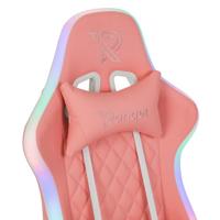 Ranqer Halo gamestoel RGB / LED roze - thumbnail
