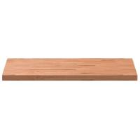 Tafelblad rechthoekig 100x60x4 cm massief beukenhout - thumbnail
