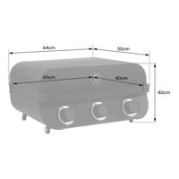 Barbecue Draagbare Cook'in Garden Metaal 60 x 40 cm - thumbnail