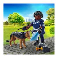 71162 Playmobil Politieagent Met Speurhond - thumbnail