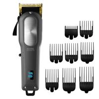 Cecotec Professionele clipper tondeuse voor lichaam en baard - Draadloze scheerapparaat - LCD scherm - Zwart - thumbnail