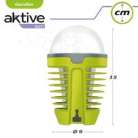 Antimuggenlamp Aktive Plastic 9 x 15 x 9 cm (4 Stuks) - thumbnail